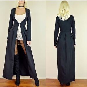 WINDSOR Floor Length Vampy Duster Jacket